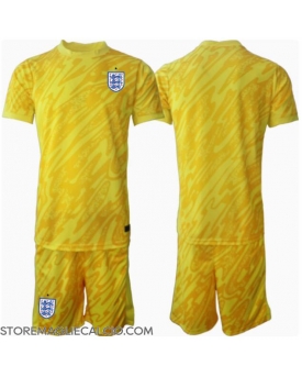Inghilterra Portiere Maglia Gara Trasferta Repliche Europei 2024 Bambino